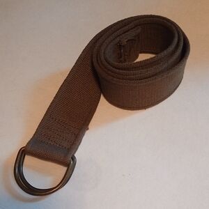 Brown Leather Belt with Classic Design
